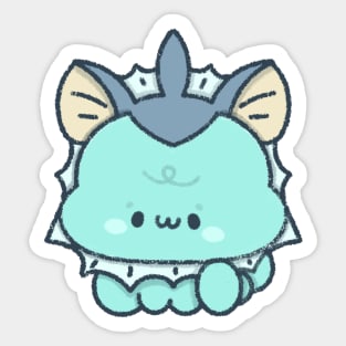 Water Cat Sticker